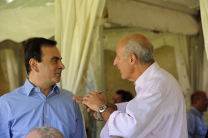 Carlos Ghosn et Jean-Hervé Lorenzi