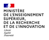 Ministère de l'Enseignement Supérieur, de la Recherche et de l'Innovation
