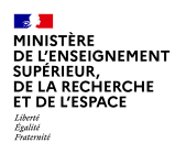 MINISTÈRE DE L’ENSEIGNEMENT SUPERIEUR, DE LA RECHERCHE ET DE L'ESPCAE